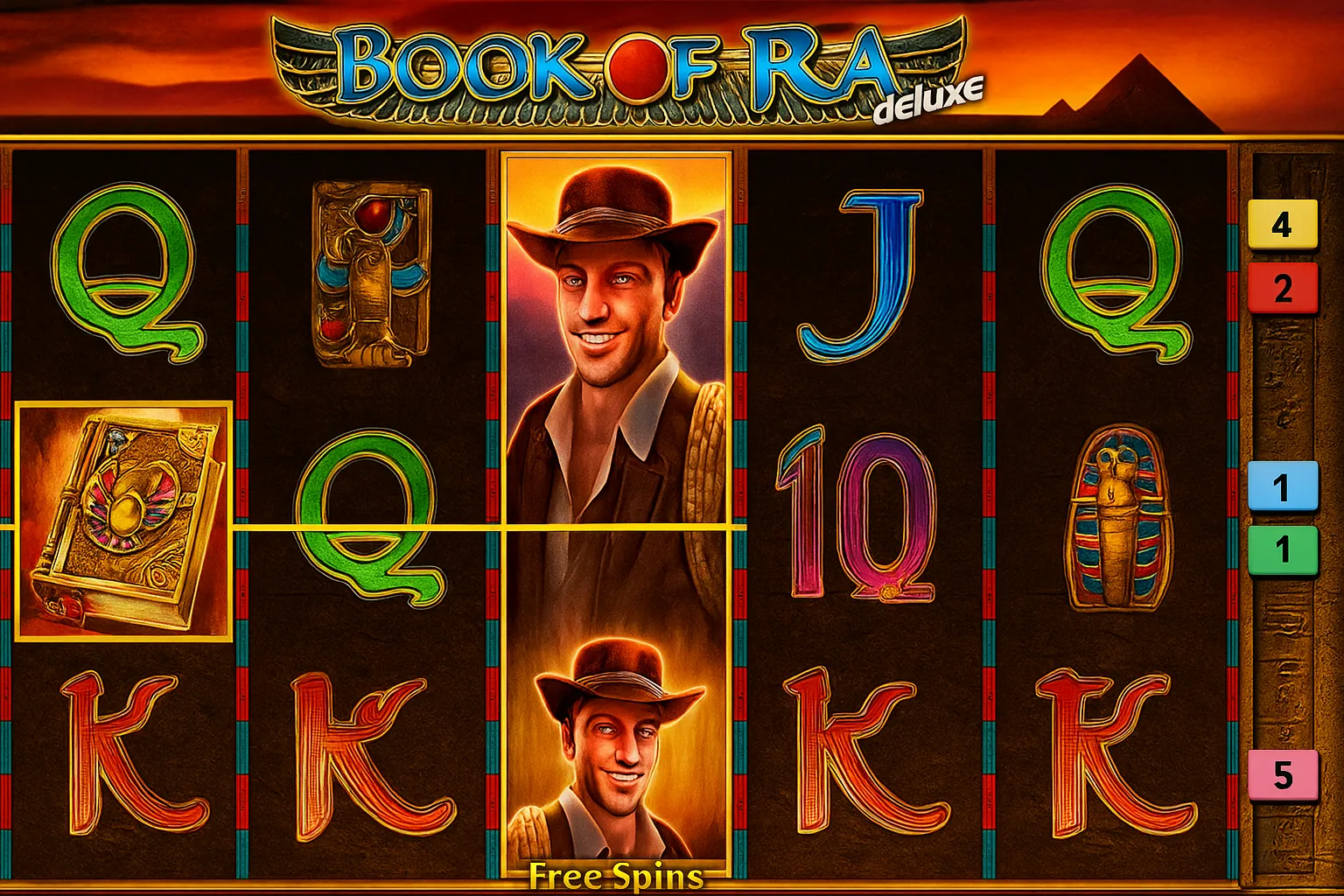 Символы Book of Ra Deluxe