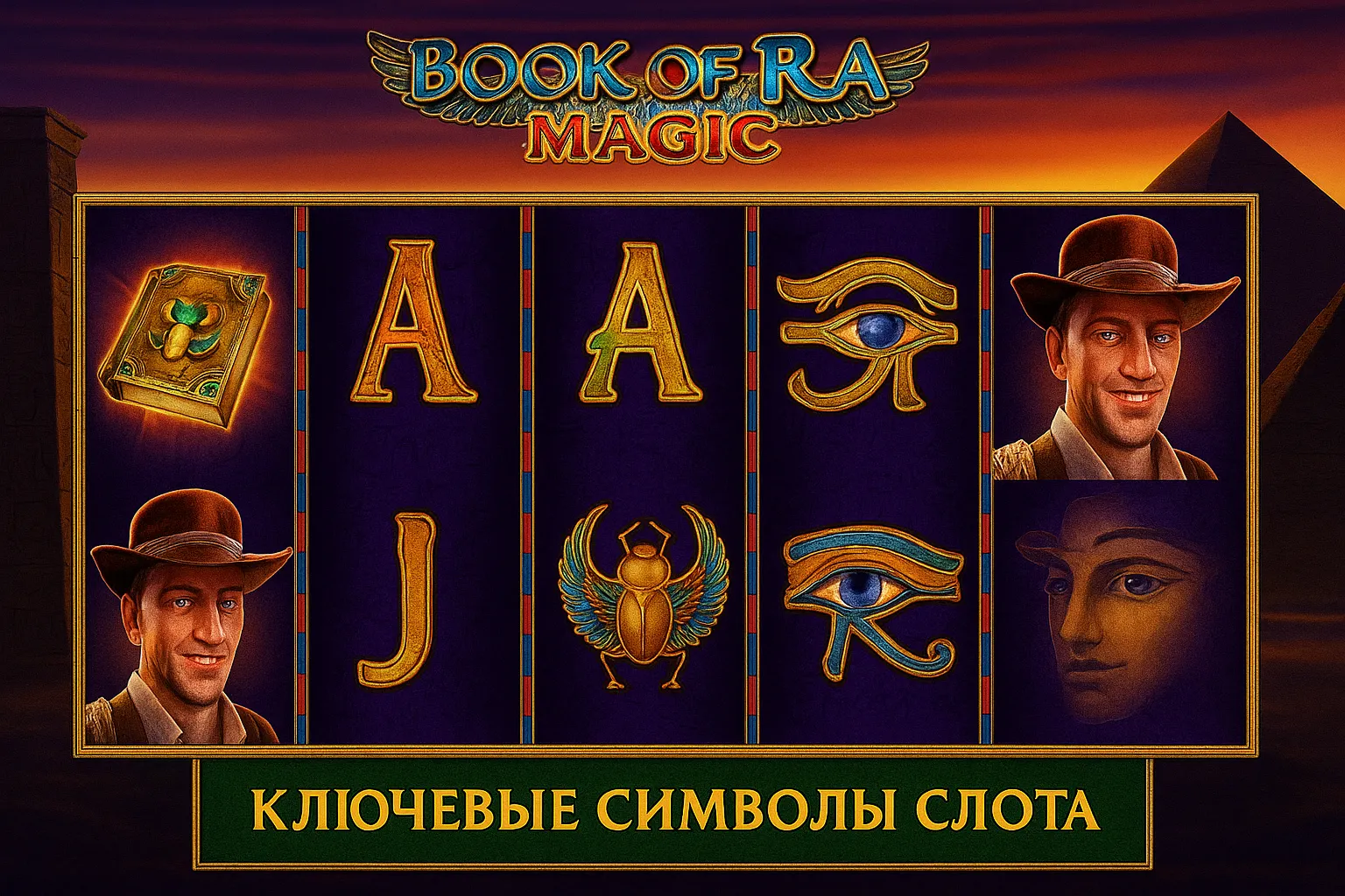 Символы Book of Ra Magic